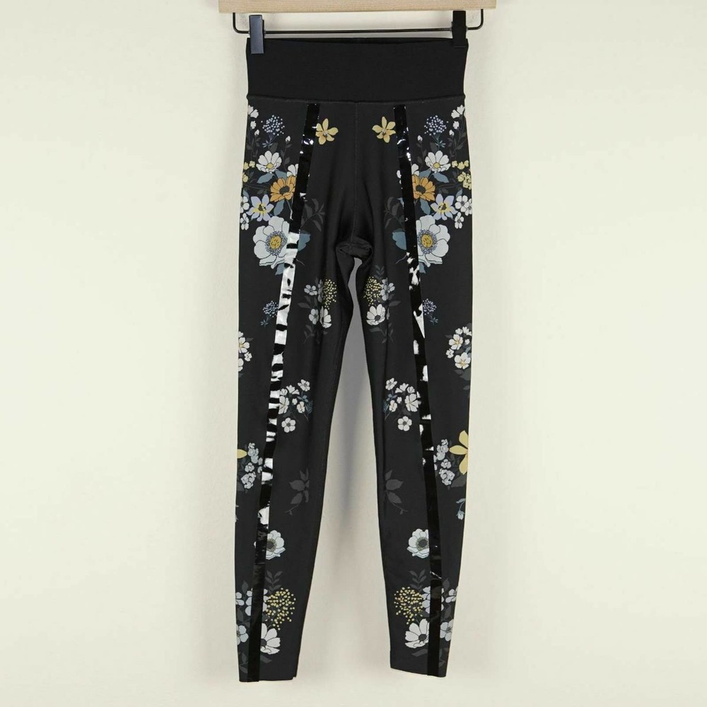 Ultracor Etherea Trail Floral Black Leggings XS
